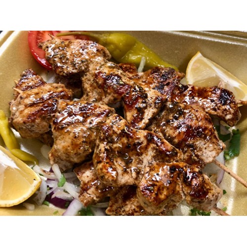 Hähnchen Spieße Menu