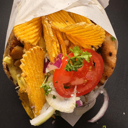 Hähnchen Club Pita