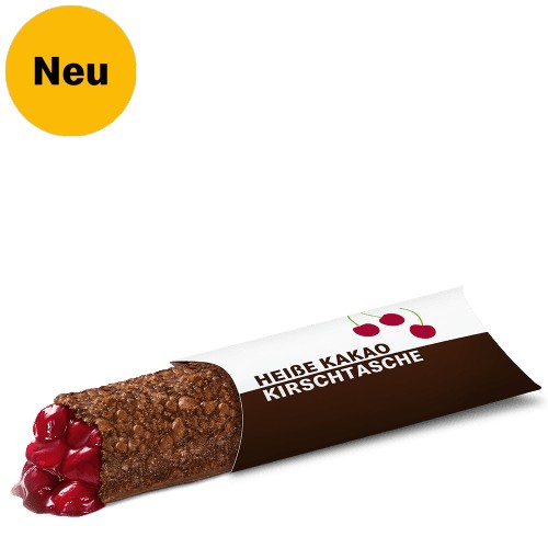 Heiße Kakao-Kirschtasche