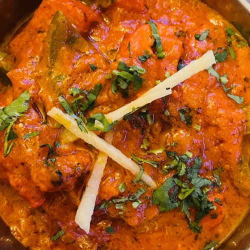 Mittagsmenü Fisch Jalfrezi Thali