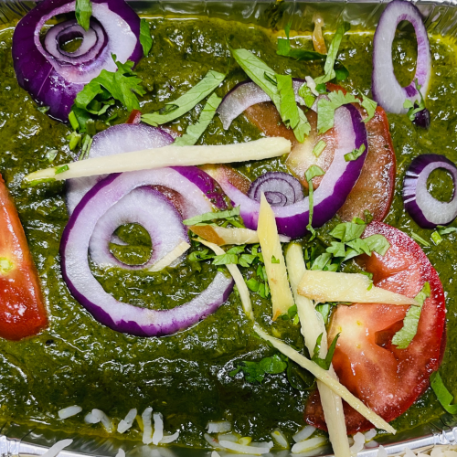 Mittagsmenü Murgh Palak
