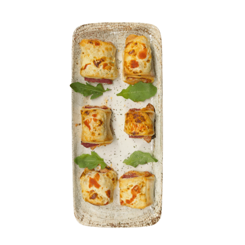 Gefüllte Pizzabrötchen mit Sucuk