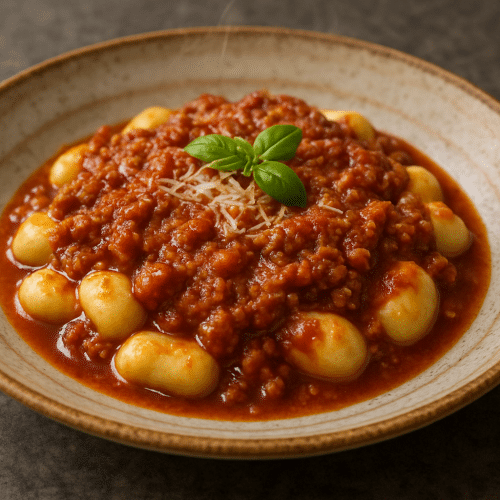 Gnocchi Bolognese