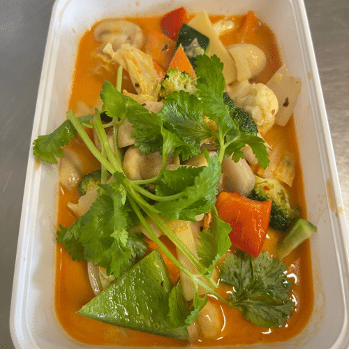 Gebratenes Gemüse Thai Art (leicht scharf) (94)