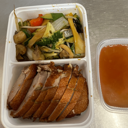 Knusprige Ente mit Süß-Sauer Sauce (77)