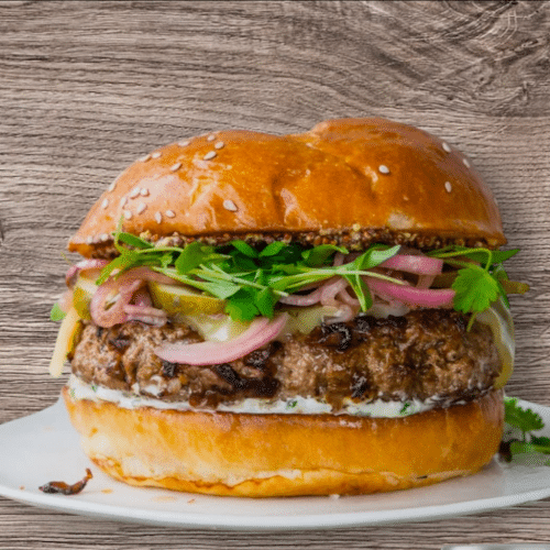 Beef Double Burger Menü