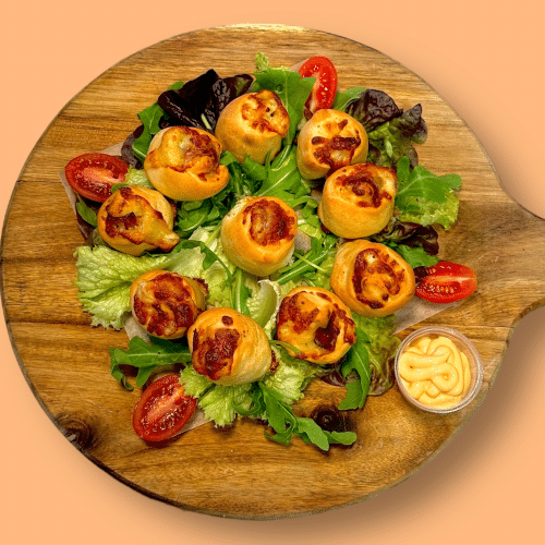 Pizzabrötchen mit Käse