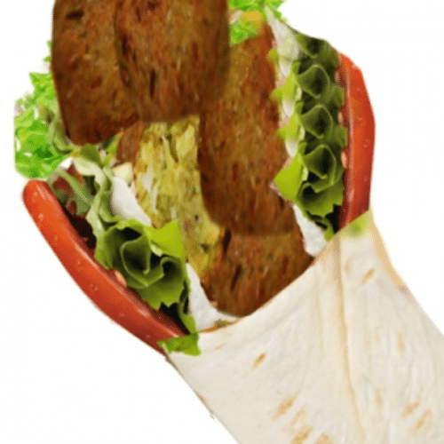 Falafel im Yufka (hausgemacht)