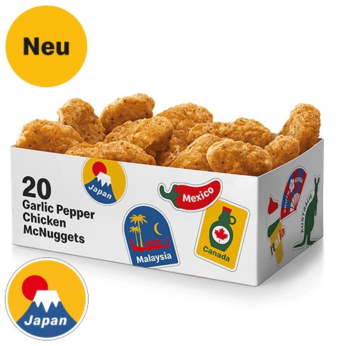 20 Garlic Pepper Chicken McNuggets