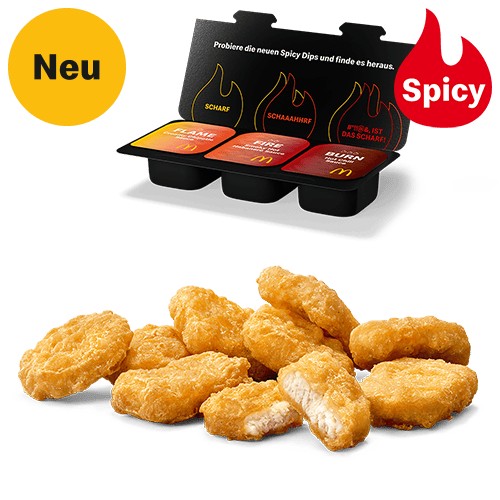 Spicy Dip Challenge - 9 Chicken McNuggets®