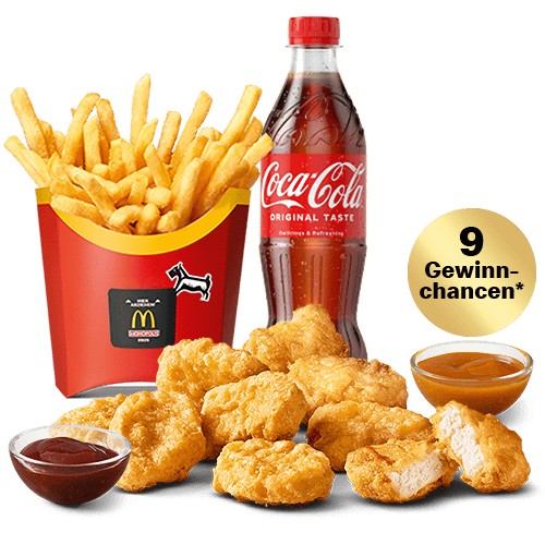 9 Chicken McNuggets® McMenü®
