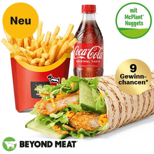 McWrap® Plant Nuggets Mango-Curry McMenü®