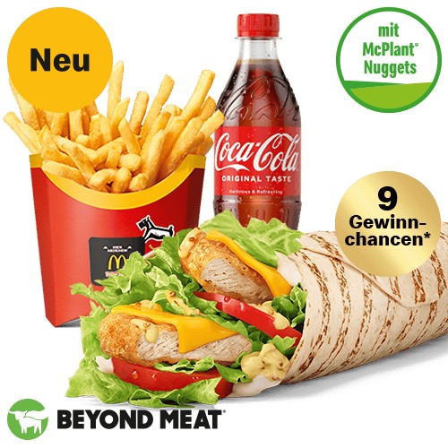 McWrap® Plant Nuggets Honig-Senf McMenü®