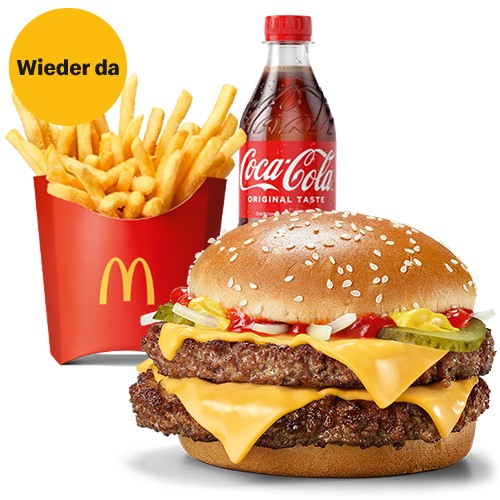 Double Hamburger Royal Cheese McMenü®