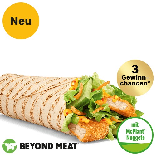 McWrap® Plant Nuggets Mango-Curry