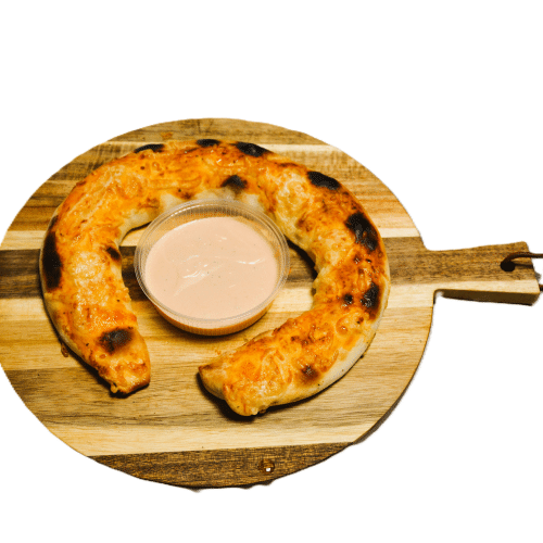 Pizza Ring mit Hächenbrust Mais und Zwiebeln