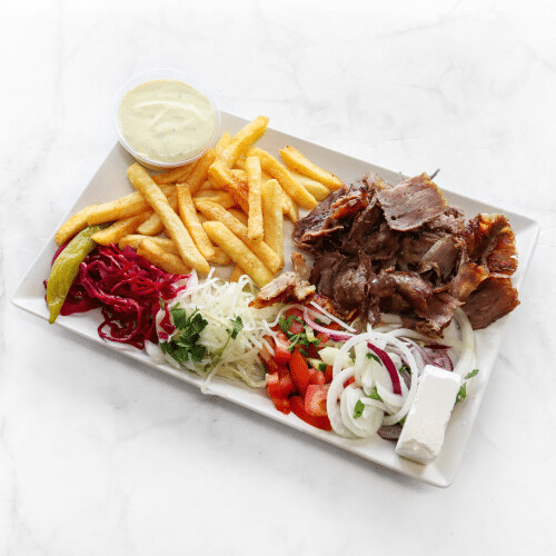 Steak-Döner-Teller