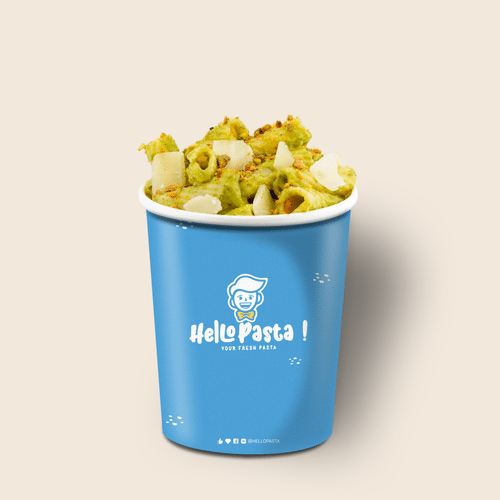 Pasta Avocado-Pistazien-Creme Menü