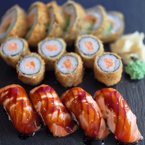 M22 Tempura Salmon Mix ( 16 Stück )