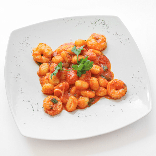 Gnocchi con Scampi (leicht pikant)