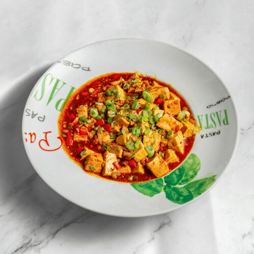 Gebratener Tofu (scharf)