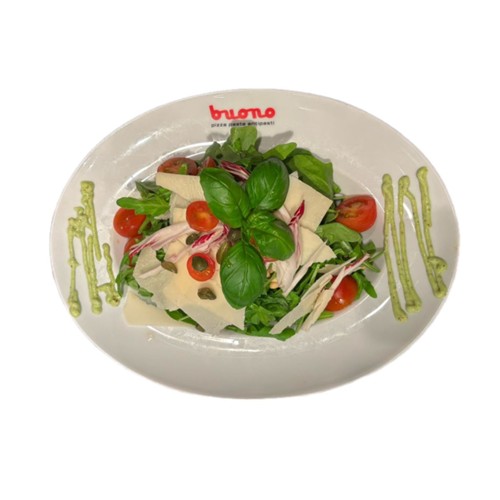 INSALATA DI RUCOLA CON FORMAGGI ITALIANA