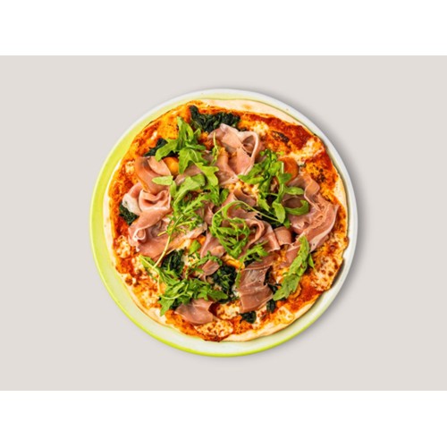 PIZZA SPINACI E PARMA