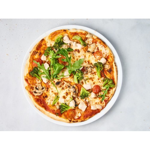 PIZZA POLLO E BROCCOLI