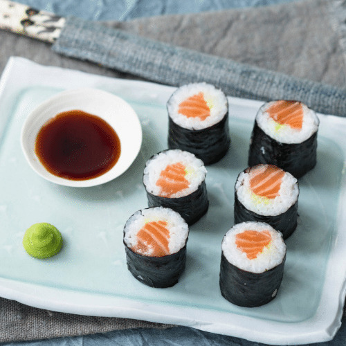 Hosomaki mit Lachs