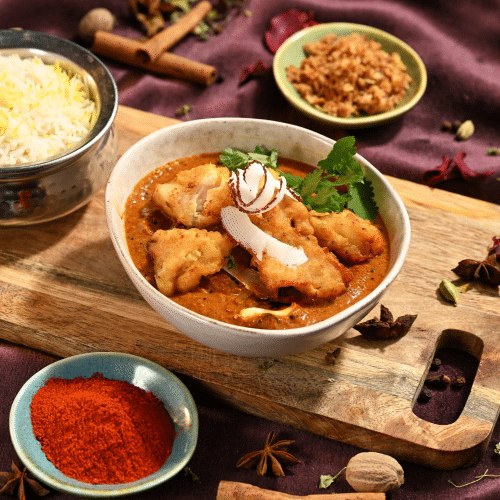 Fisch Madras (scharf)