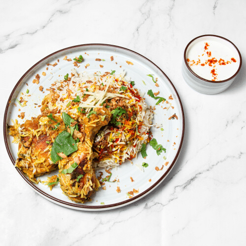 Chicken Dum Biryani (scharf)