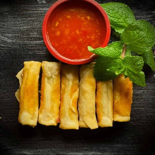 6st vegetarische Frühlingsrollen (Frittieren)