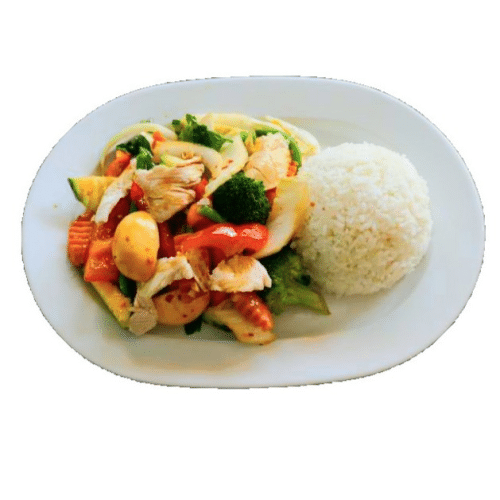 Mittagsmenü - Hähnchen Chop Suey (M5)