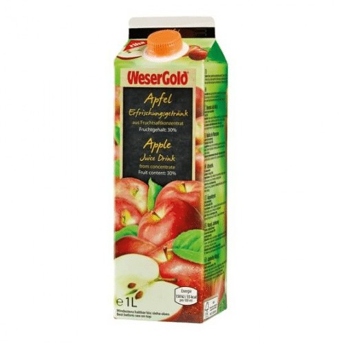 WeserGold Apfelsaft 1,0l