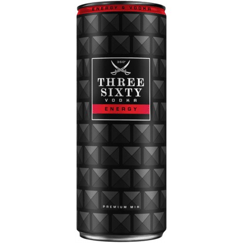 Three Sixty Energy dose vodka0,33l