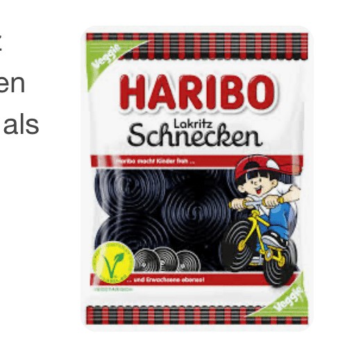Haribo Lakritzschnecken 175g