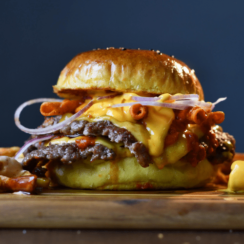 Chili-Cheese Smash Burger ( New)