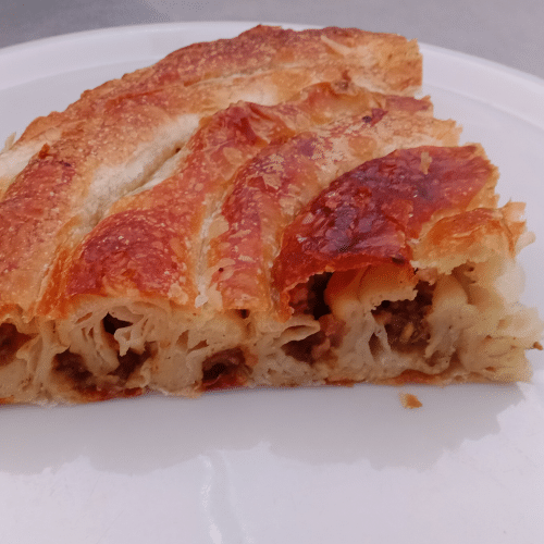 Burek mit Rinder Hackfleisch