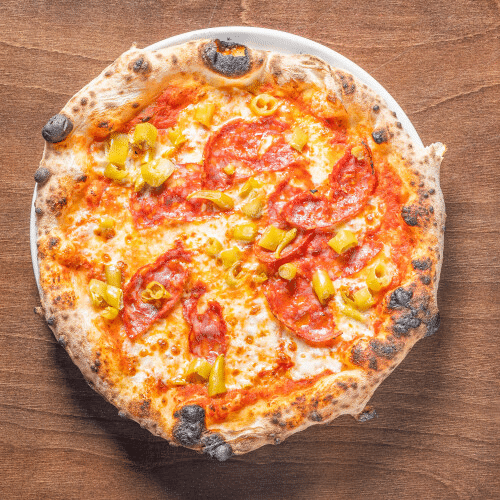 Pizza Diavola (scharf)