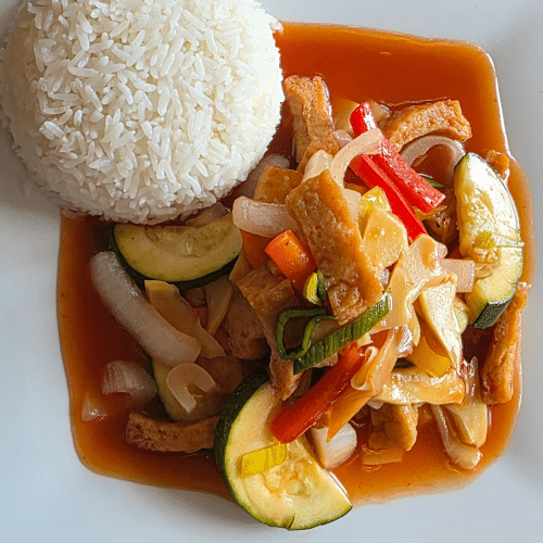 Tofu (süß-sauer)