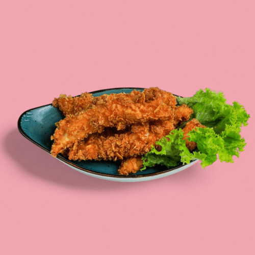 Frittierte Hähnchenfilets (6 Stück)