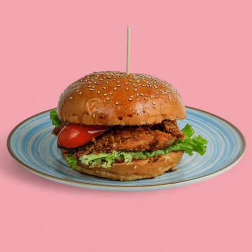 Knuspriger Hähnchen Burger