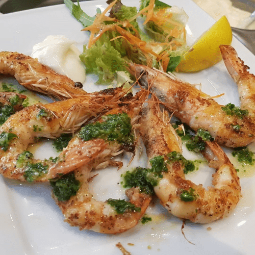 Gambas a la Plancha