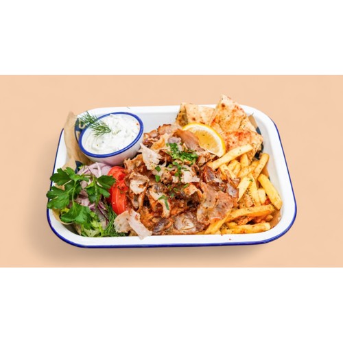 Gyros Teller Hähnchen