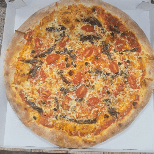 Pizza Sardellen
