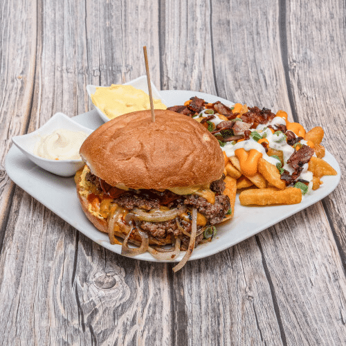 Oklahoma Onion Smashed Burger