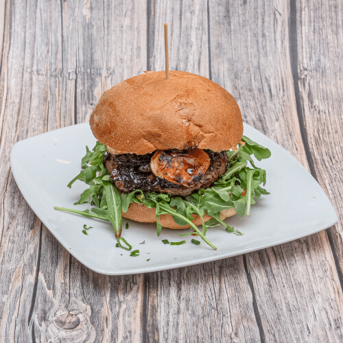 Süße Ziege-Burger