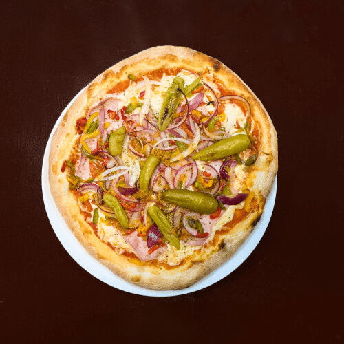 Pizza Vesuvio (scharf)