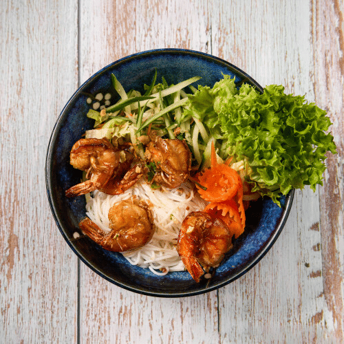 Bun Tom Nuong - Grilled Prawns Bowl