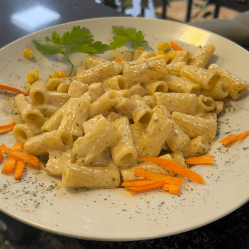 Maccheroni Hähnchen